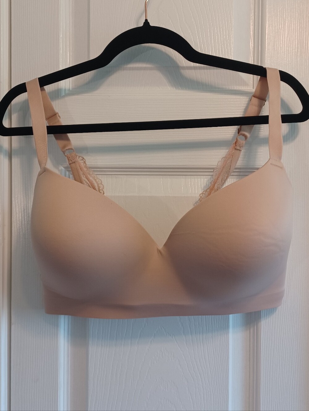 Soma Endless Luxe Wireless J Hook Nude Comfort Bra 38F